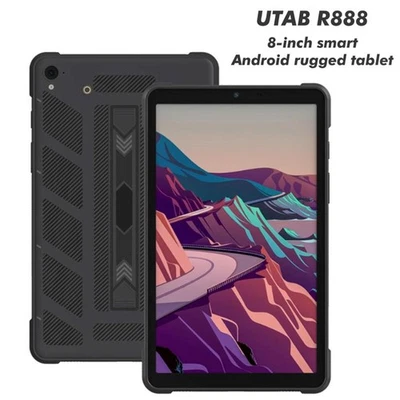 4G LTE Rugged Tablet PC Android 13 Smartphone Dual SIM Waterproof R888 Global - Image 1 of 4