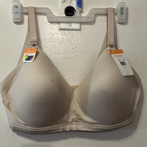 Warners ® No Side Effects Wireless Lift T-Shirt Bra -Beige 3XL - Picture 1 of 9