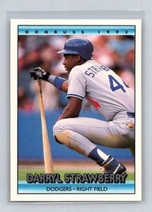 Donruss #559b 1992 Darryl Strawberry Los Angeles Dodgers - Imagen 1 de 2