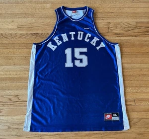 Camiseta deportiva de baloncesto Nike Kentucky Wildcats vintage años 90 para hombre XL azul EE. UU.  - Imagen 1 de 11