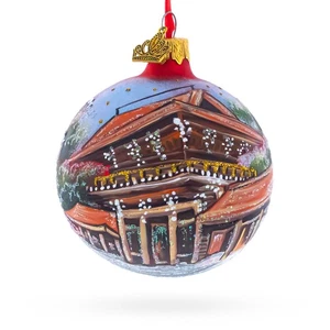 Meiji Jingu Shrine, Tokyo, Japan Glass Ball Ornament 3.25 Inches - Picture 1 of 7
