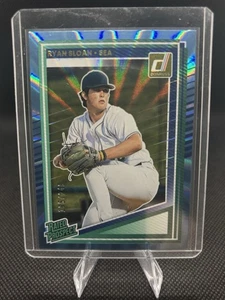 Ryan Sloan 2025 Donruss Rated Prospect Carolina Blue Laser /249 Seatle Mariners - Picture 1 of 2