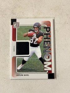 Jaylin Noel Rookie Phenom Jersey Patch RC Rookie 2025 NFL Donruss Texans  - Bild 1 von 2