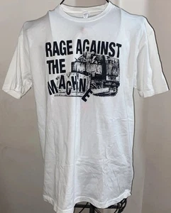 Rage Against The Machine Next Level Band Men’s XL White T-Shirt - Picture 1 of 3