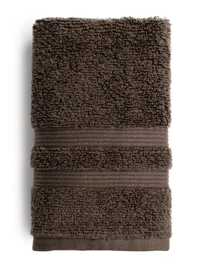 Toalla de mano maciza Mainstays Performance, 16" x 26", cesta marrón Foto 1 de 4