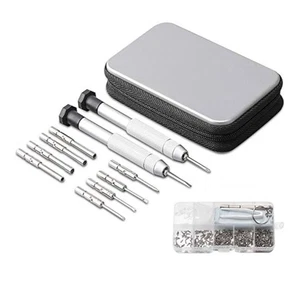 Juego de destornilladores de precisión, kit de reparación de gafas con 10 destornilladores estilo/nos... - Imagen 1 de 5