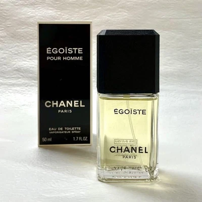 CHANEL Egoiste Pour Homme Eau DE TOILETTE EDT 50ml 1.7oz Discontinued Perfume - image 1 of 4