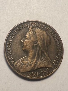 Victoria Farthing 1898 (better Grade) #184 - Picture 1 of 2
