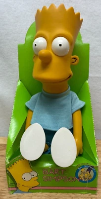 Figura De Colección Bart Simpson 11" - Dan Dee - 1990 - Nueva Foto 1 de 4