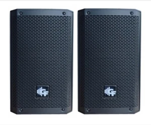 PAIR (2) of Passive and Active Speaker with Link Cable (Free Ship Canada) - Picture 1 of 9