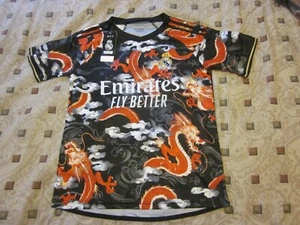 Fly Emirates Bellingham 5 Black Chinese  MCF  Jersey Yourh M 100% Polyester - Picture 1 of 11
