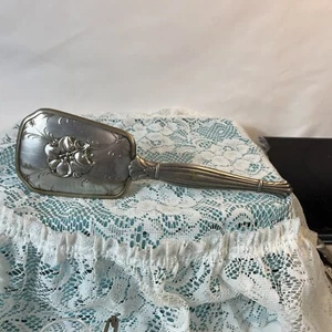 Vintage Silver Plated Hair Brush 11 In Long 3.5 In Wide - Picture 1 of 7