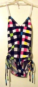 Little Star Girls Checkered Swim Suit Size 6 - Picture 1 of 2