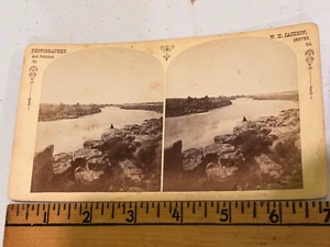 1860s stereoview photograph WH Jackson Denver CO Snake River - Picture 1 of 1