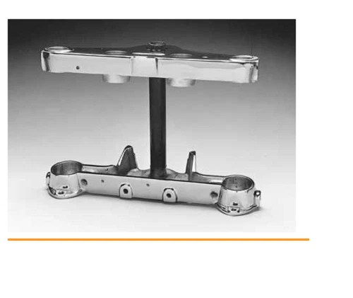 Harley Chrome Wide Glide TripleTrees 49-99 Big-Twin 4-Speed models Aftermarket - Image 1 of 1