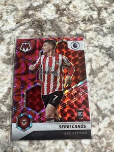 2021-22 Panini Mosaic Premier League - Red Mosaic Prizm #78 Sergi Canos (RC) - Picture 1 of 2