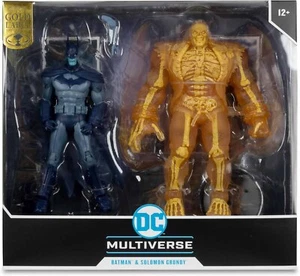 Paquete de 2 figuras DC Multiverse Arkham City 7" - Batman & Solomon Grundy Gold Label - Imagen 1 de 2