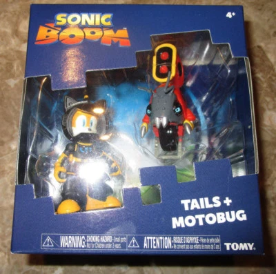 Sonic Boom Traje Espacial Negro Colas Motobug Figura Batalla Paquete de 2 Foto 1 de 2