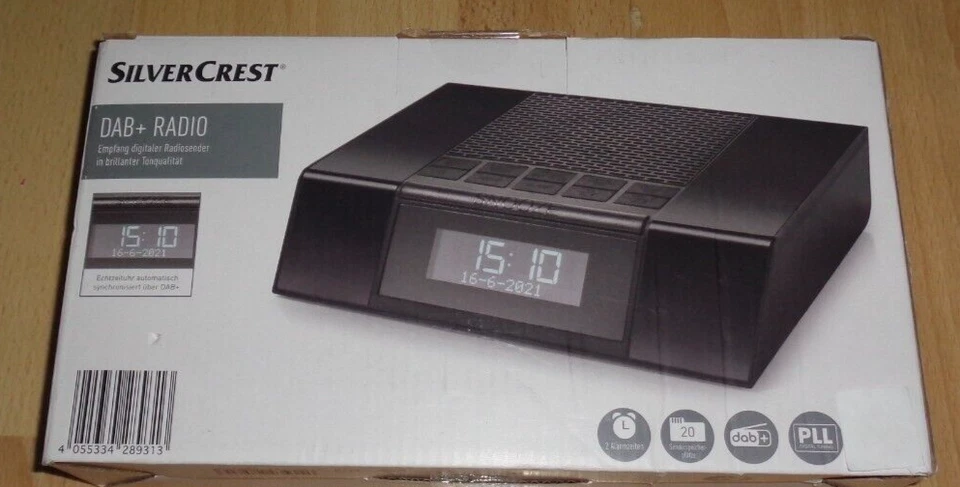 DAB+ Radiowecker,SCHWARZ,USB,NEU-lesen - Bild 1 von 1