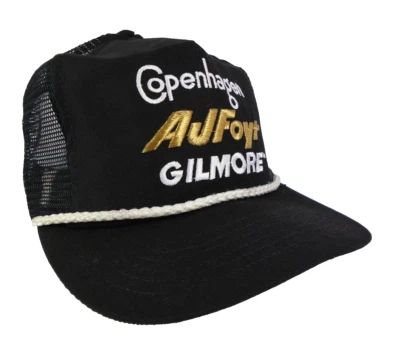 Sombrero de coleccionista Copenhagen AJ Foyt Gilmore emblema camionero Snapback #14 Indy 500 Foto 1 de 4