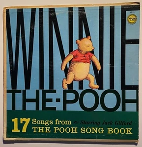 🐻 1962 JACK GILFORD SIGNED "Winnie The Pooh" 17 Songs from the Pooh LP, COA 🐻 - Picture 1 of 6