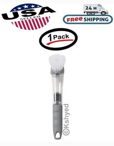 Soap Dispenser Dish Brush Scrubber Cleaner Wand Scrub Refill Washing - New - Picture 1 of 4