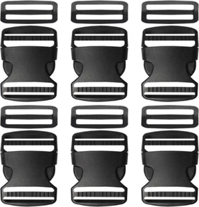 Plastic Buckle-Double Adjustable Quick Side Release Replacement Clip for Webbing - Picture 1 of 12