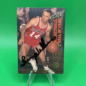 Lenny Wilkens Action Packed HOF Autographed Signed Basketball Card JSA - Picture 1 of 2
