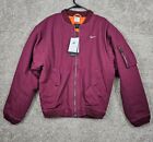Nike Life Flight Jacket marron bombardier toile therma-fit DX0680-681 homme XS