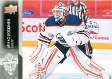 Mikko Koskinen 2021-22 Upper Deck Hockey Series 1 Base Card #72 Edmonton Oilers