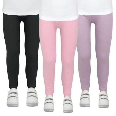 TupTam Mädchen Leggings Winterleggings Blickdichte Thermo Leggins 3er Pack