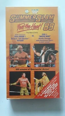 WWF Summerslam 1989 VHS Cassette Hulk Hogan Zeus Rare WWE WCW  - Bild 1 von 3