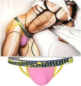 Correas Aussiebum Jock Ropa Interior Jock Para Hombres Rosa ¡ENVÍO RÁPIDO!!! Talla S M L XL - Imagen 1 de 2