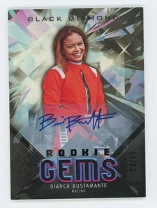 2025 UD Goodwin Black Diamond Rookie Gems Bianca Bustamante RC Auto /25 #BDRG-BB - Picture 1 of 2