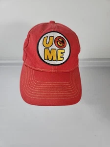 WWE John Cena " You Can't See Me" Ball Cap Hat Red Adjustable - Picture 1 of 8
