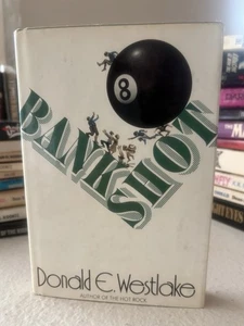Vintage Donald E Westlake Bank Shot 1972 1st Edition HCDJ S&S Dortmunder L@@K! - Imagen 1 de 15