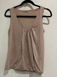 Samt ärmelloses Top M Farbe Rose - Bild 1 von 3