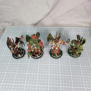 4 Mage Knight Draconum Lot Vampiric Hierophant Demiphant Whelp Master Miniatures - Picture 1 of 9