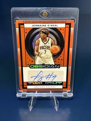 Jermaine O’Neal /99 AUTO!! 2024-25 Panini Obsidian Twilight Indiana Pacers - Image 1 of 4
