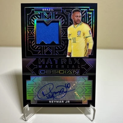2024-25 Panini Obsidian NEYMAR JR PATCH AUTO NUMBERED 7/7 🔥BRAZIL - Bild 1 von 4