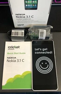 Cricket Wireless Nokia 3.1 C  - 32GB - Snow White - Picture 1 of 3