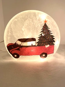 MD Anderson Cancer Center Children's Art Project Grant Red Truck Light 7" X 8" - Picture 1 of 11