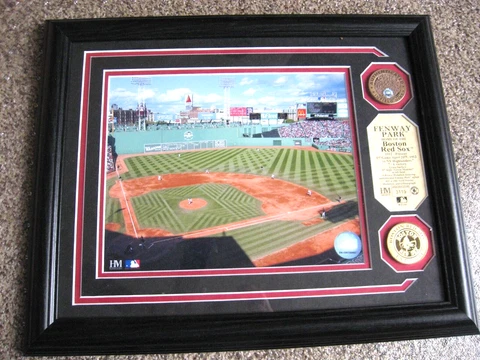 rmk99 Fenway Park Plaque Boston Red Sox Dirt MLB-Authorization Lmt Ed=3119 st135 Cover