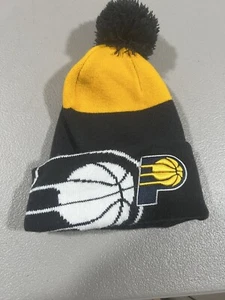 Indiana Pacers '47 Erwachsene blau Einheitsgröße Winter Beanie Mütze NBA Basketball Bommel - Bild 1 von 6