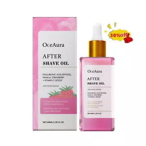 Strawberry Vanilla After Shave Oil Hair Removal After Shave Repair Serum*. - Picture 1 of 15