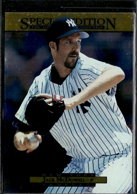 1995 UPPER DECK SPECIAL EDITION GOLD FOIL #143 JACK MCDOWELL SP NM CONDITION - Image 1 of 2