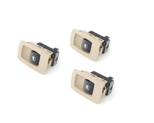 3 piece Front left or right Beige Window Lifter Switch For BMW E53 E71 E72 E83 - Picture 1 of 3