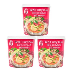Cock Rote Currypaste Rotes Curry Red Curry Paste 3x1kg - Bild 1 von 2