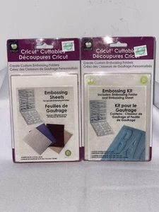 Cricut Cutables Provo Crafts Embossing Kit & Embossing Sheets New Retired - Picture 1 of 2