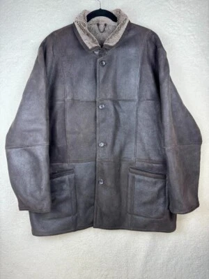 Vintage Men’s Leather Ranch Le Ranch Du Cuir Yellowstone Western Cowboy 3XL - Image 1 of 4